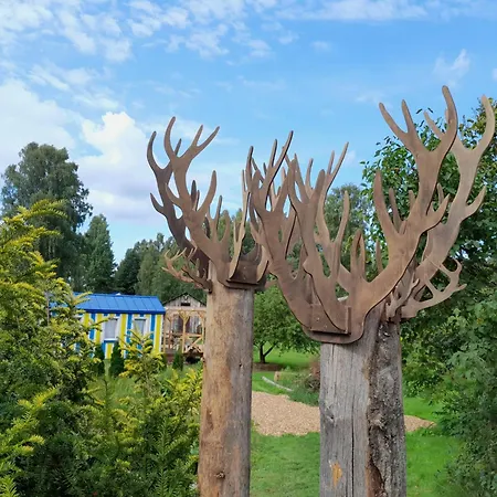Campsite Glamping Fluffy Horns - Glempings Pukainie Ragi Plienciems